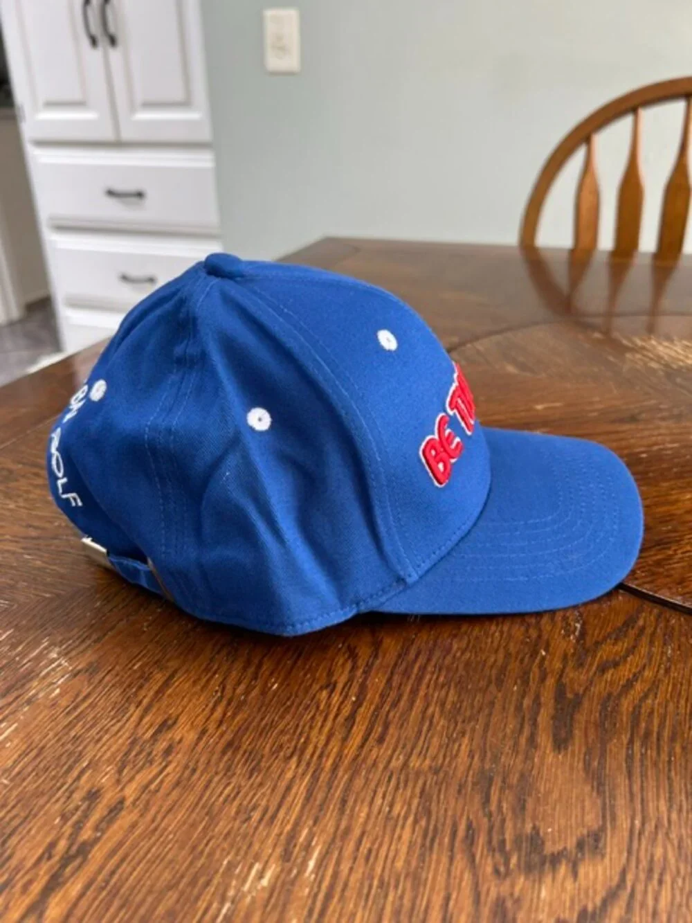 BE THE BALL Golf Cap with adjustable strap - $19